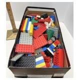Shoebox full of vintage Legos