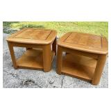 Pair of end tables