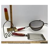 Red handled kitchen items