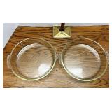 Pyrex pie plates