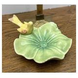 Pottery bird dish