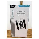 New Jump rope with weights