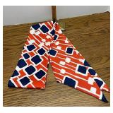 Vintage red white and blue scarf