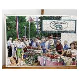 Zanesville farmers market painting puzzle by