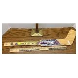 Wooden blue jackets hockey stick