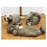 Sandicast Raccoon squirrel and otter