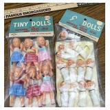 Vintage tiny dolls and babies