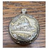 Brut Train pocket watch
