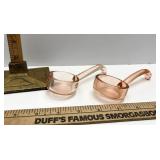 Pink glass ladles