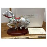 Lenox Christmas carousel horse