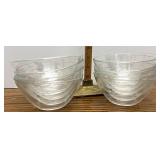 8 glass bowls