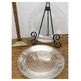 4 Princess house bread plates