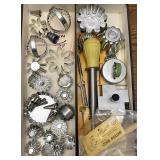 Assorted pastry making items