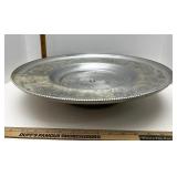 Large aluminum footed bowl