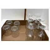 Stemware and rocks glasses