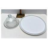 Princess House Pizza pan and cheese ball