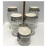 Glass canister set
