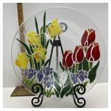 Peggy karr Spring flowers glass bowl