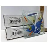 Peggy karr 8 Fused glass margarita coasters