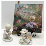 Precious moments book and figures