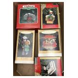 Assorted hallmark ornaments