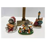 Assorted figurines