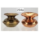Brass & Copper Small Spittoons
