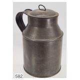 Early Tin Cream Can - 5'