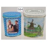 Pair of Dutch Adv. Tins