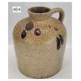 Eastern Wide Mouth Slip Glaze Jug w/ Turkey Drips
