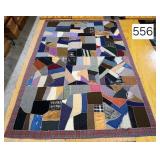 Hand Stitched Crazy Quilt - 68' x 88'