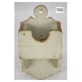 Wooden Painted Wall Match Box Holder - 7.5'