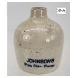 Johnson's Pure Cider Vinegar Mini Stoneware Jug