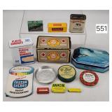 Lot of Advetisement Tins