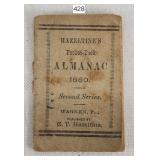 1880 Hazeltine's Pocket-Book Almanac