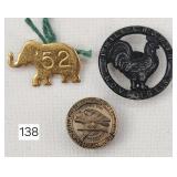 1920 Cox Presidential Campaign Lapel Button
