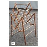 Primitive Folding Wooden Drying Rack