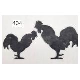 Primitive Hammered Cut Steel Ram & Donkey - 7'