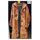 Horse Hide Full Length Coat