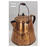 Primitive Copper Coffee Pot - 12'