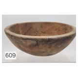 Wooden Hand Hewn Bowl - 9'