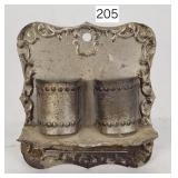 Tin Embossed Double Wall Match Safe - 5'