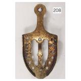 Primitive Brass Coal Iron Trivet - 10'