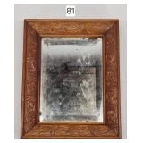 Ealry Framed Beveled Shaving MIrror - 9' x 10'