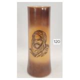 Westmoreland Milk Glass Arabian Transfer Ware Vase