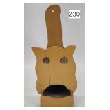 Wooden Cast Design Wall Match Safe - 10.25'