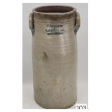 G. Benton & L. Stewart, Hartford Salt Glaze Churn