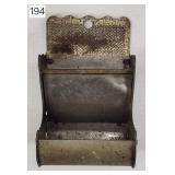 Tin Double Wall Match Safe - 4'