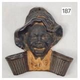 Black Americana Double Wall Match Safe - 4.25'