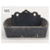 Early Cast Iron Wall Match Box - 4'